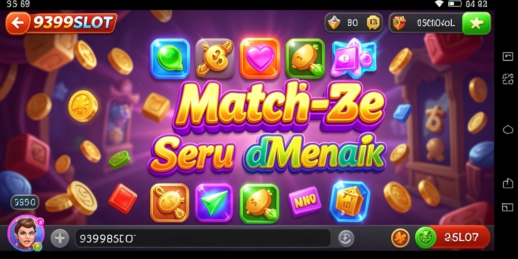 Gameplay 9399SLOT dengan kombinasi simbol yang seru.