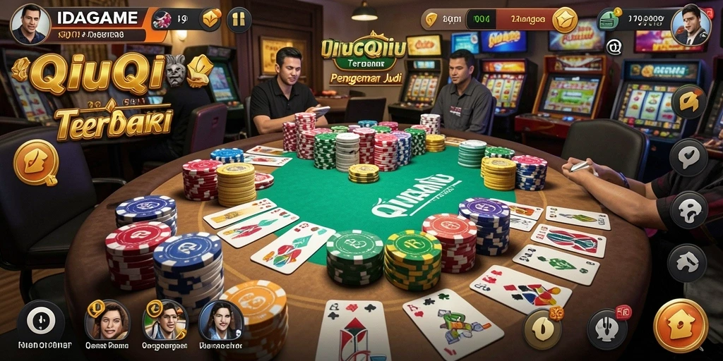 Tampilan menarik dari gameplay QiuQiu di IDAGAME.