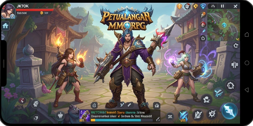 Tampilan menakjubkan dari gameplay JKTOK di dunia MMORPG
