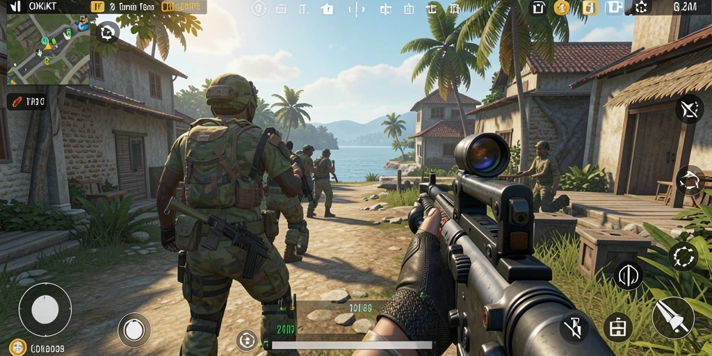 Tampilan gameplay seru dari OKJKT dengan aksi yang mendebarkan.