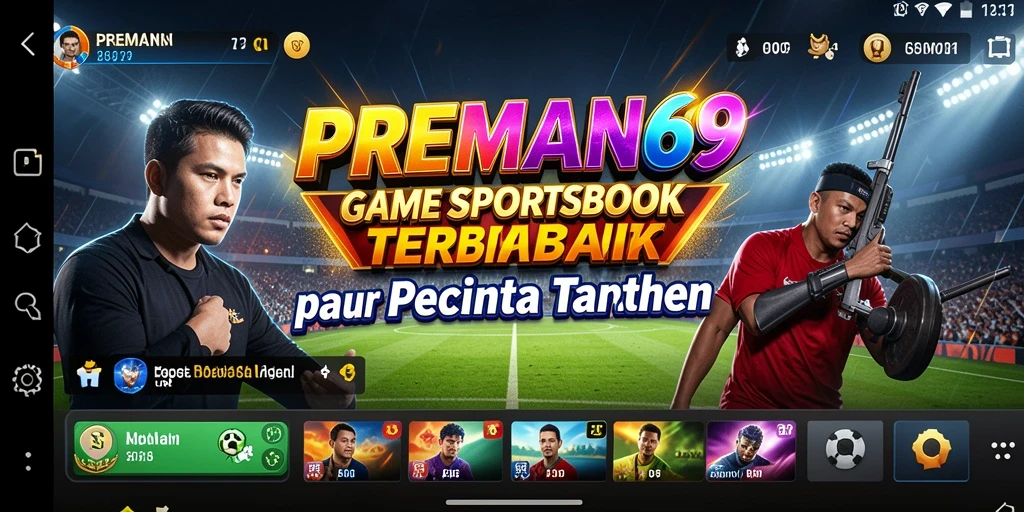 Tampilan gameplay Sportsbook dari aplikasi PREMAN69 yang menarik.
