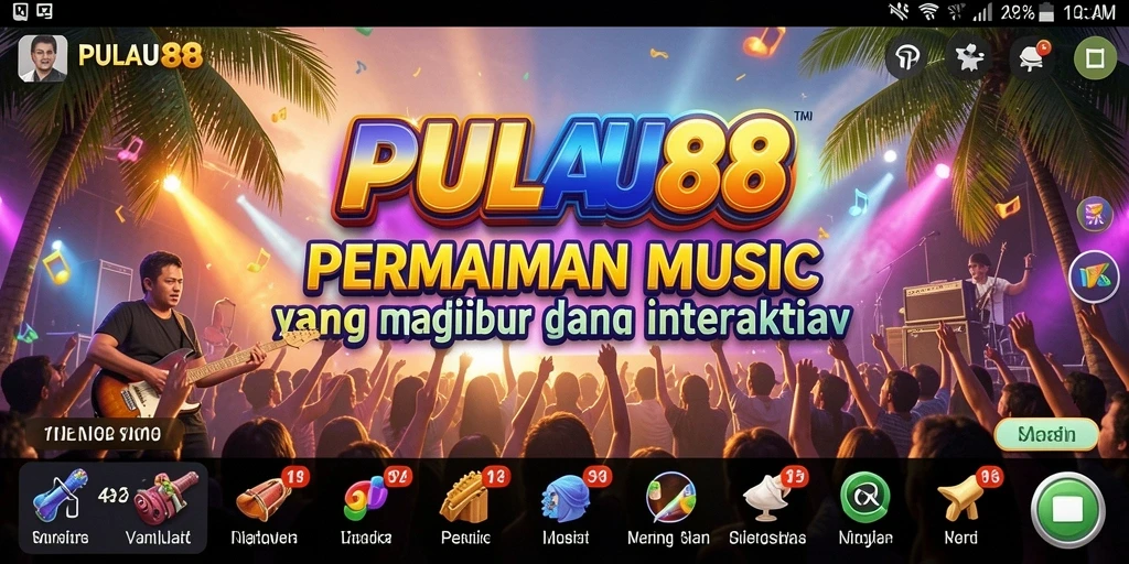 Tampilan menarik dan gameplay interaktif PULAU88 di layar.