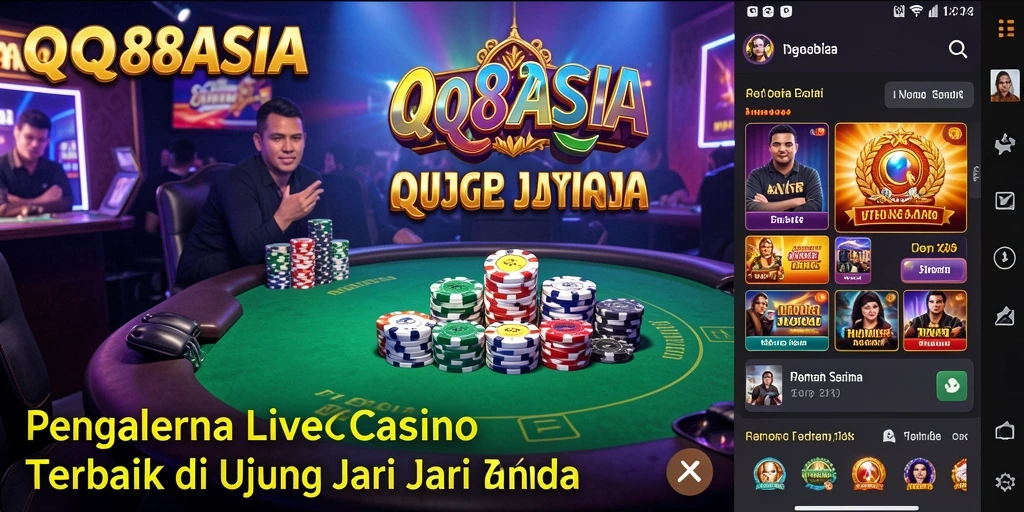 Tampilan gameplay Live Casino yang menegangkan dan interaktif.