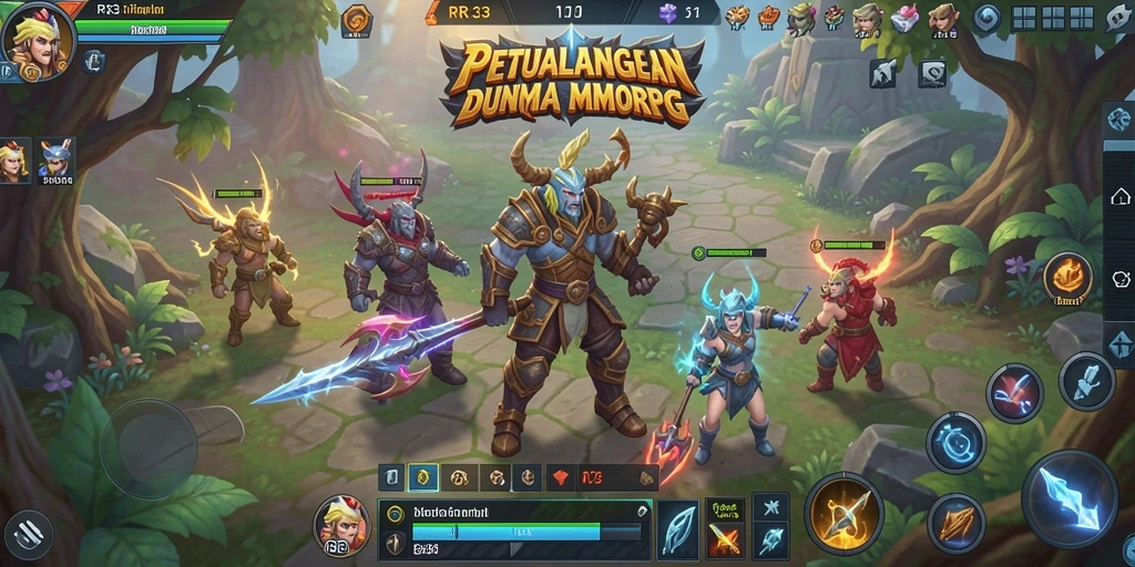 Screenshot gameplay RR33 menampilkan pertarungan epik di dunia terbuka.